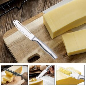 YLDM, Butter Knife, Stainless Steel Butter Knife Spreader Silver Better Butter Spreader Knife for Cutting & Spreading Butter Cheese Jam.