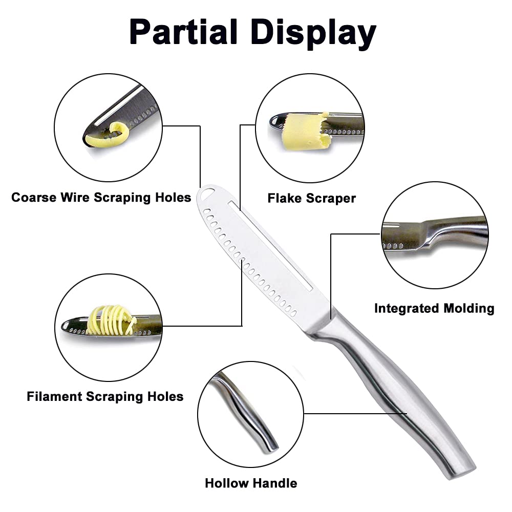 YLDM, Butter Knife, Stainless Steel Butter Knife Spreader Silver Better Butter Spreader Knife for Cutting & Spreading Butter Cheese Jam.