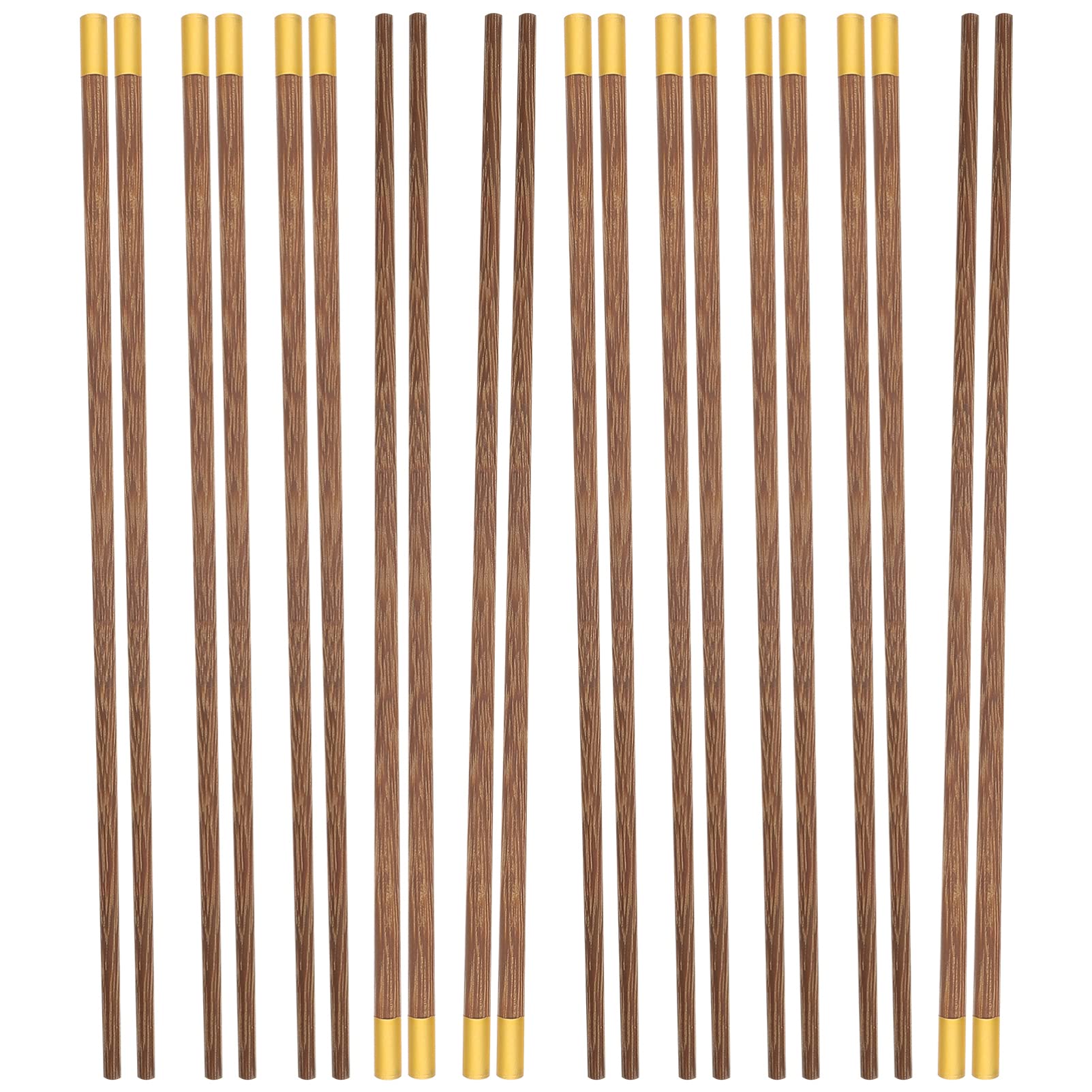 Yardwe 10 Pairs Chopsticks Existing Tableware Wooden Cutlery Toddler Cutlery Sushi Chopstick Wood Cutlery Rust Proof Dinner Chopstick Daily Use Food Chopstick Wenge Dishwasher Accessories