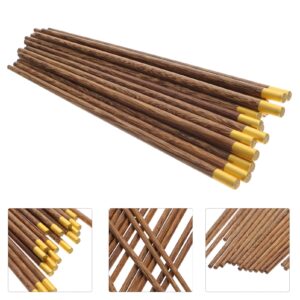 Yardwe 10 Pairs Chopsticks Existing Tableware Wooden Cutlery Toddler Cutlery Sushi Chopstick Wood Cutlery Rust Proof Dinner Chopstick Daily Use Food Chopstick Wenge Dishwasher Accessories