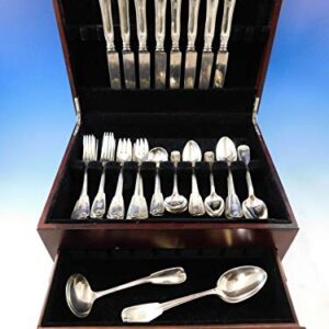 Palm by Tiffany & Co Sterling Silver Flatware Service for 8 Set 51 pieces