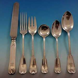 Palm by Tiffany & Co Sterling Silver Flatware Service for 8 Set 51 pieces