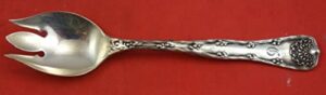 wave edge by tiffany and co sterling silver ice cream fork 5 3/4" custom made