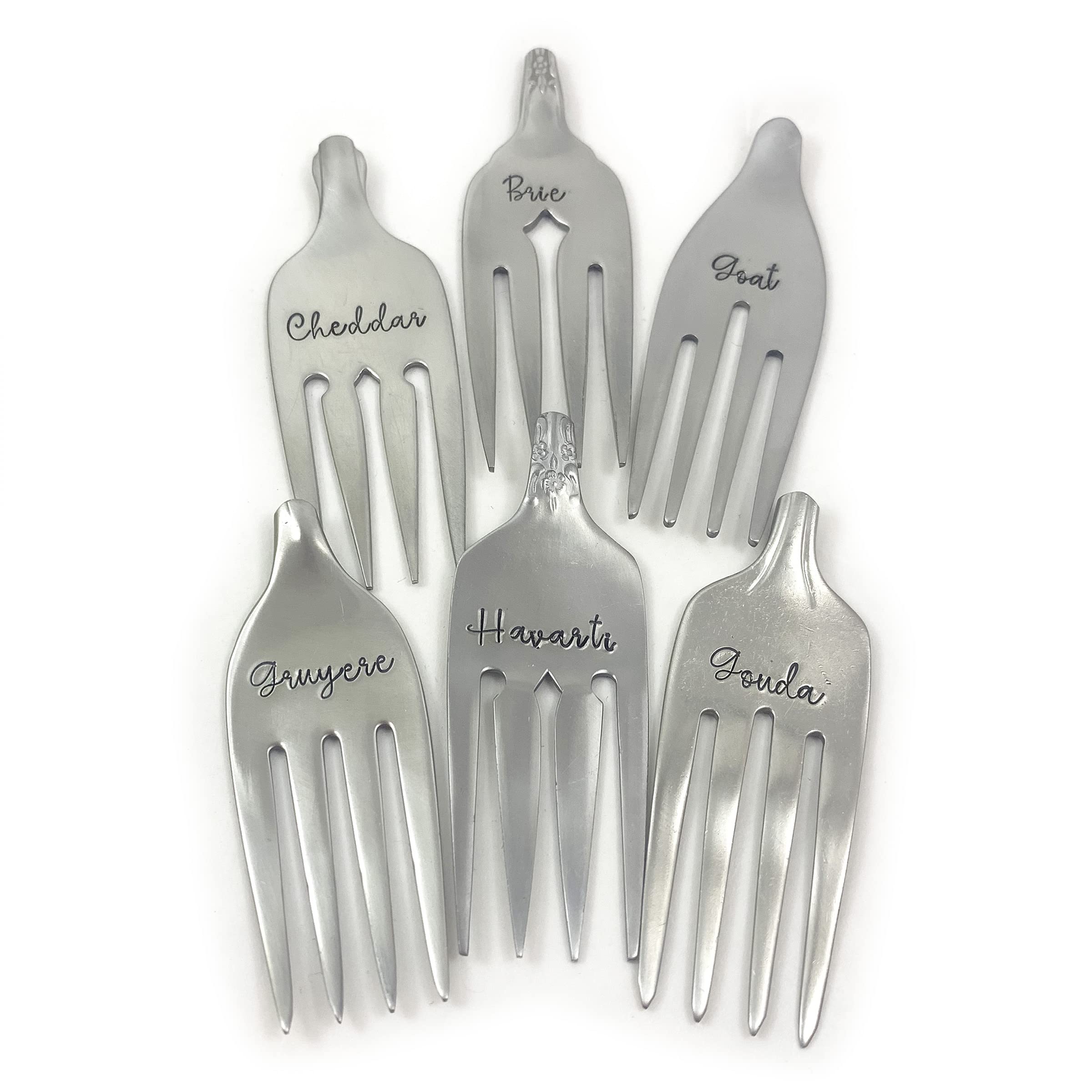 Charming Custom Cheese Marker Forks