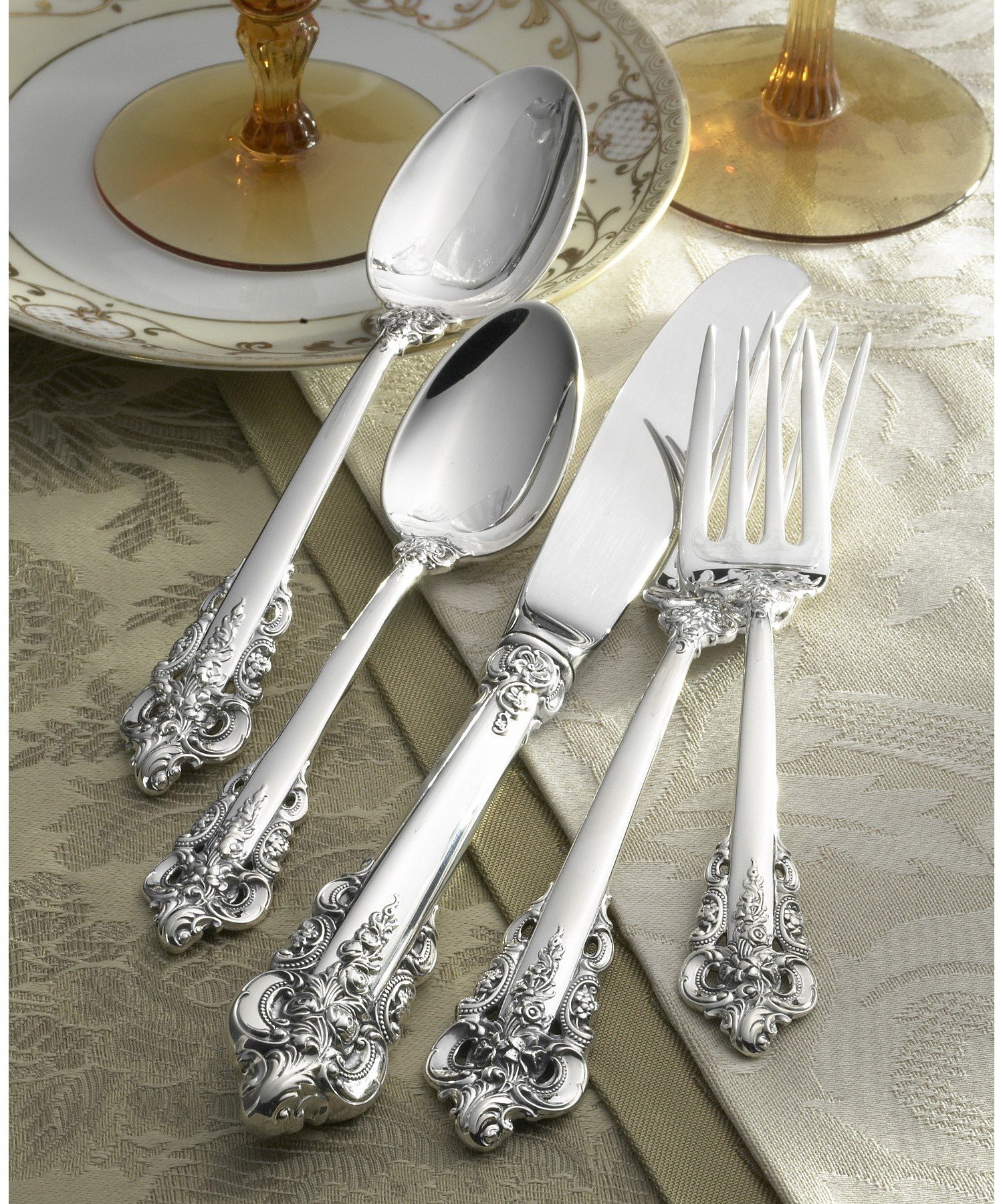 Wallace Grande Baroque 4-Piece Place Setting