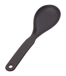 crestware nylon rice spoon, 10", black