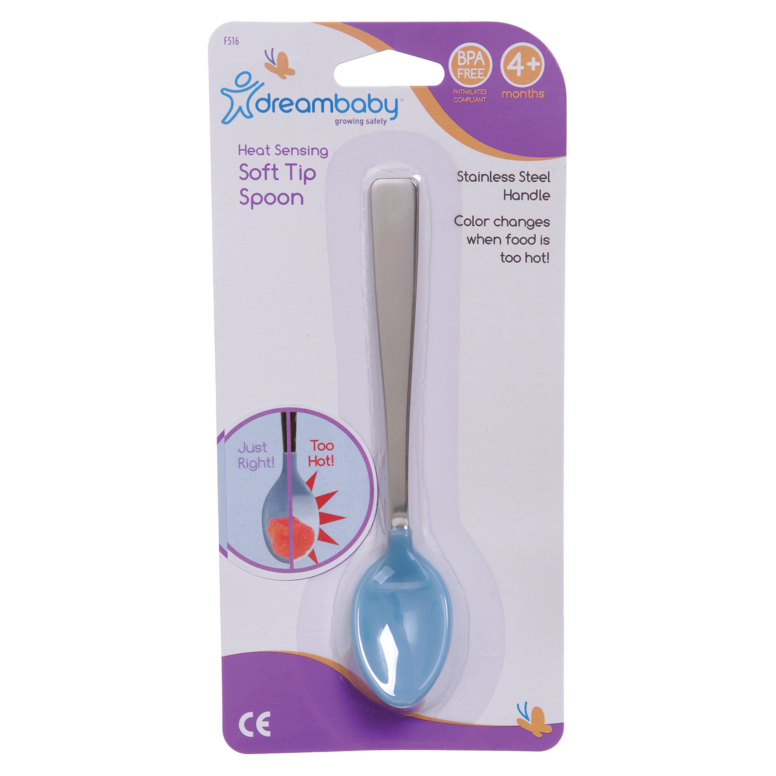 Dreambaby Heat Sensing, Color Changing Soft Tip Spoon