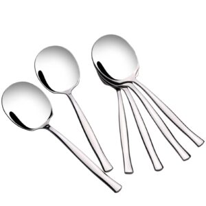joyeen stainless steel buffet serving spoon, large serving spoon set of 6