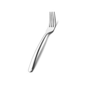 heavy duty salad forks, haware 6.7 inches 12-pieces dessert forks, stainless steel small forks, modern & elegant design, mirror polished, dishwasher safe