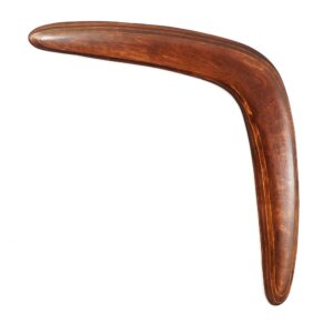 premium wooden boomerang "dark brown cedar" | custom engraved | personalized wooden gifts | 100% returns! | made of wood | premium gift