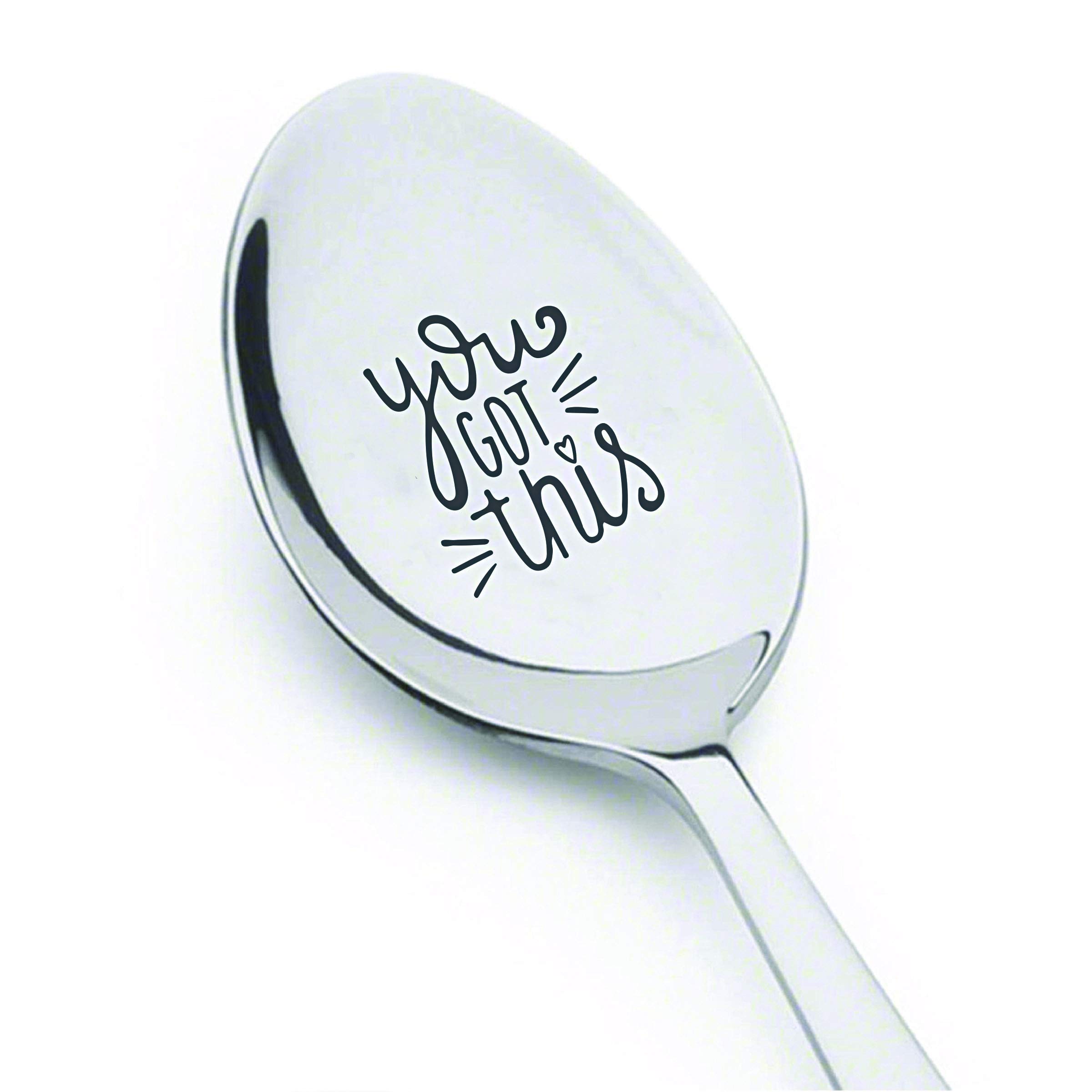 Inspirational gift for boy/girl | Best friend gift for Christmas/Easter | You got this engraved spoon gift | Motivational gift for Coworker/Employees | Thoughtful gift for men/women