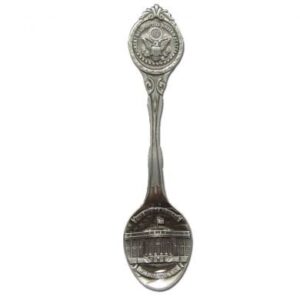 white house pewter collector’s spoon