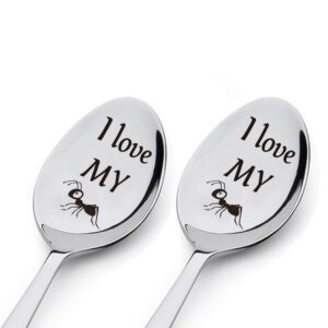 aunt gifts—i love my aunt coffee spoon engraved spoon personalized grandmother gifts for aunt gift,birthday gift,christmas gift
