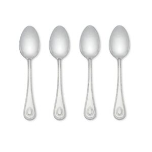 lenox french perle 18/10 stainless steel teaspoon (set of four)