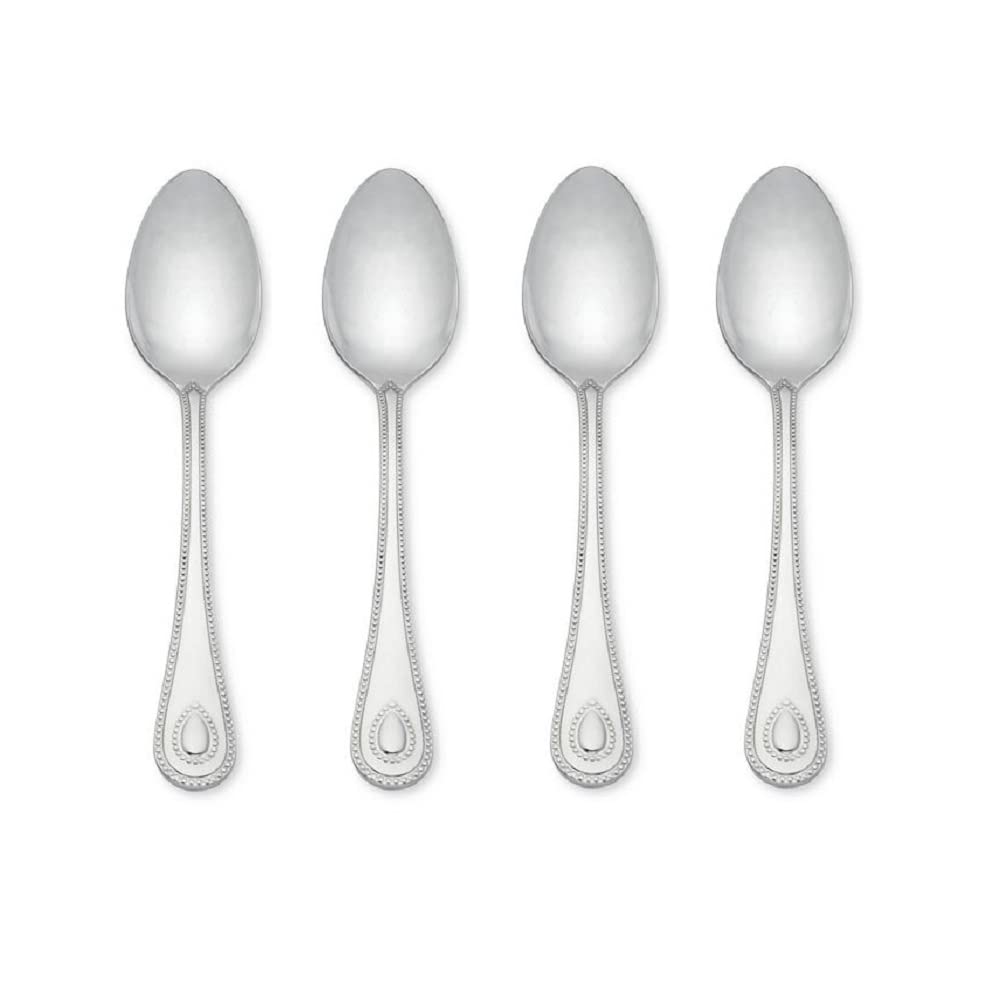 Lenox French Perle 18/10 Stainless Steel Teaspoon (Set of Four)