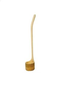 bamboo japanese long handled standing water ladle hishaku for tea ceremony 10.2 x 1.5 x 1.1 inches from japan