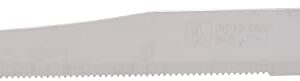 6 kitchen Knifes (Knives) - Italian Stainless Steel Vegetable/Steak/Table Knife Cutlery (Brown)