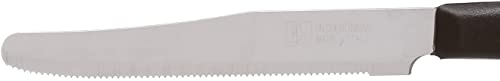 6 kitchen Knifes (Knives) - Italian Stainless Steel Vegetable/Steak/Table Knife Cutlery (Brown)