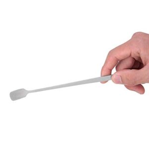 Mixing Spoon, Stainless Steel Bar Cocktail Shaker Spoon Long Handle Stirring Spoon for Coffee Tea Wax Candle(Square Spoon)