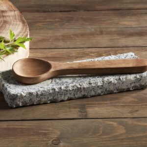 Mud Pie Granite Spoon Rest Set, Gray, spoon 9" | rest 3 1/2" x 10"