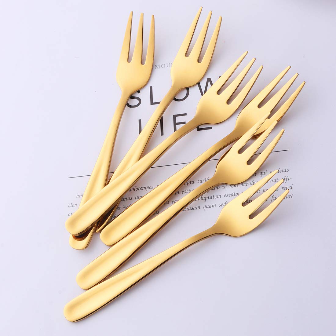 Bisda Teaspoon Desert Fork (Gold Fork)