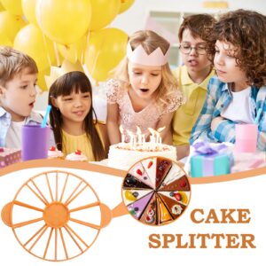 Cake Portion Markers, Cake Slice & Pie Slicer Divider Cutter, Double Sided to Mark 10 or 12 Slices