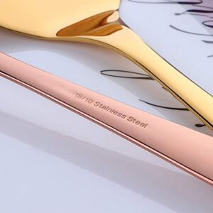 Buyer Star Cake Shovel Sets, 304 Stainless Steel Spatula Baking Tool Cake Shovel For Pie/Pizza/Cheese (Rose Gold)