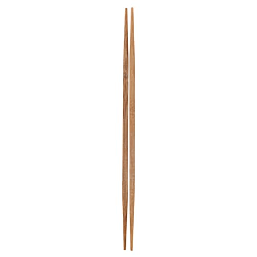 Restaurantware 9.5 Inch Wooden Chopsticks 100 Carbonized Chinese Chopsticks - With Both Pointed Ends Sustainable Cedar Noodle Chopsticks Disposable For Home Or Take Outs