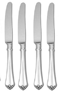 oneida stainless steel julliard place knife [set of 4]
