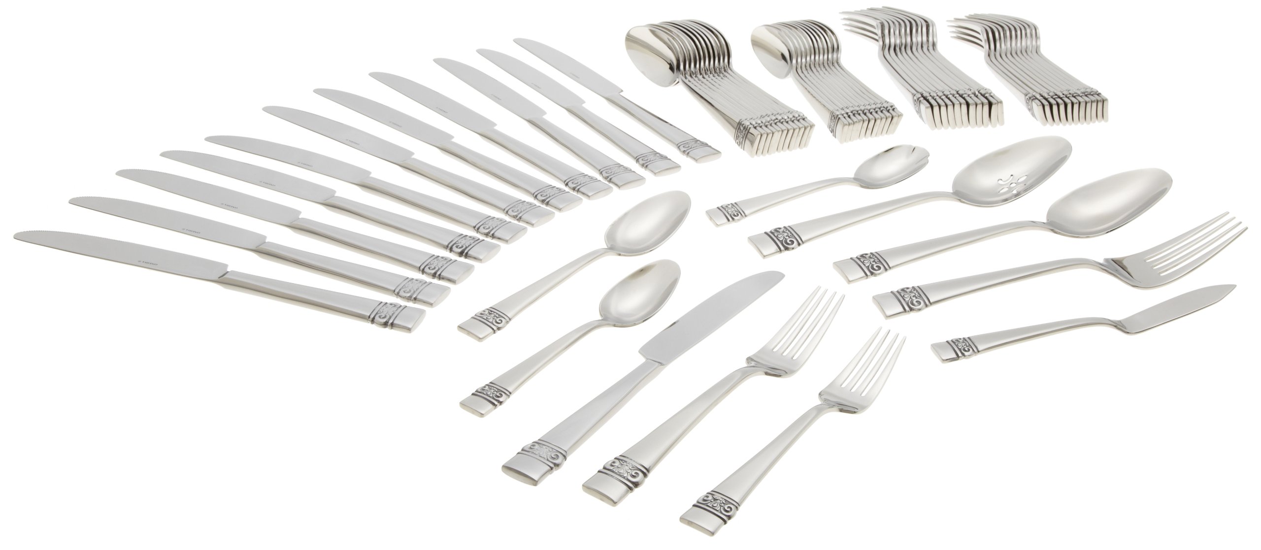 Oneida Maderno 65-Piece Flatware Set, Service for 12