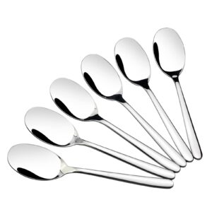parlynies 8 pieces large serving spoons, stainless steel buffet serving spoons