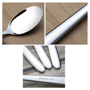 Parlynies 8 Pieces Large Serving Spoons, Stainless Steel Buffet Serving Spoons