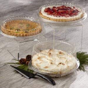 Sabert Pie or Cake Cutter, Black, Durable Plastic, Disposable, 72 Count