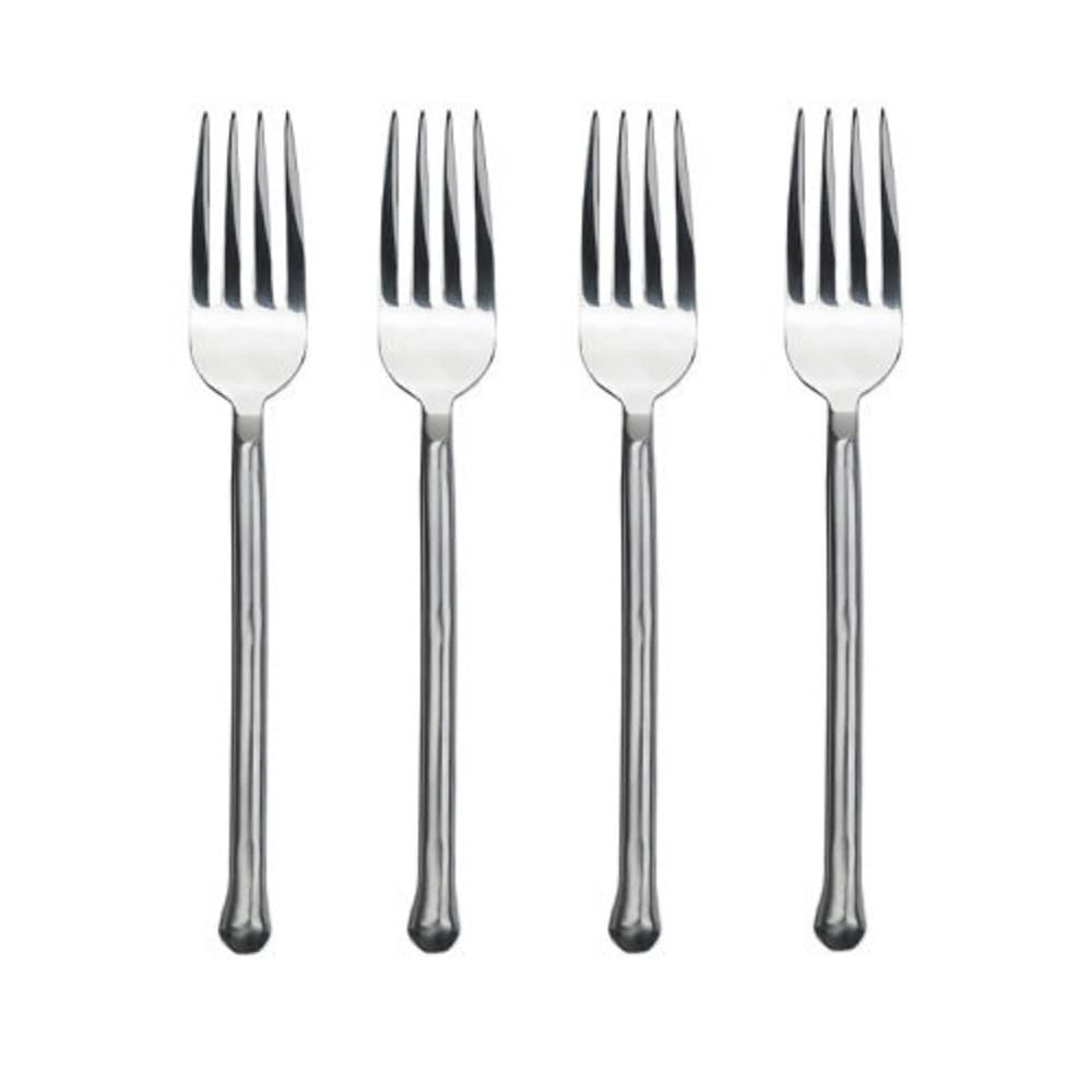 Gourmet Settings Exotique Platinum 18/10 Stainless Dinner Fork (Set of Four)