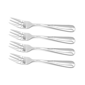 stainless steel forks, salad forks, dessert forks, appetizer forks (4pcs)