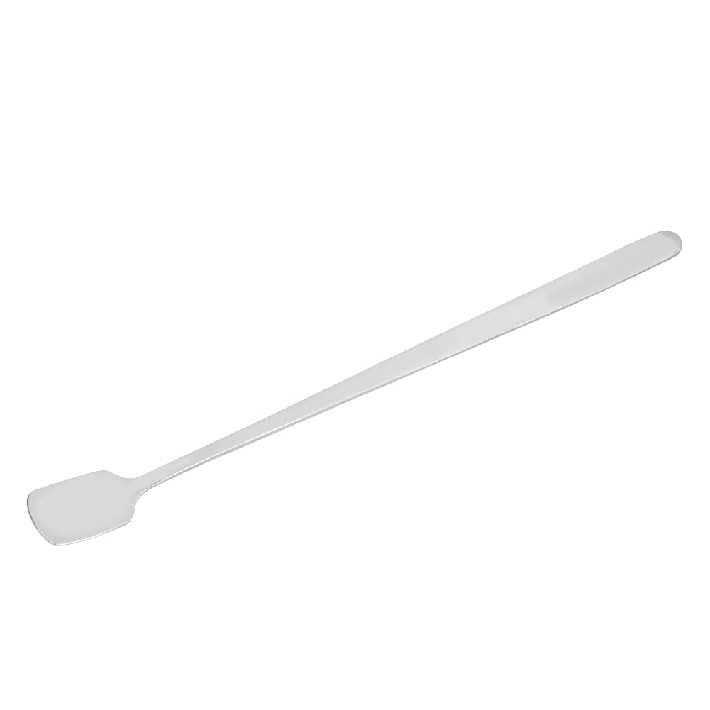 Candle Stirring Spoon, Long Mixing Spoon, Multifunction Stainless Steel Long Handle Bar Mixing Spoon Stirring Spoon for Coffee Tea Wax Candle(Square head 17CM spoon)