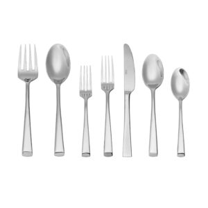 Mikasa Rockford Heavy-Weight Forged 18.0 Stainless Steel 42 Piece Cutlery Set, Service for 8