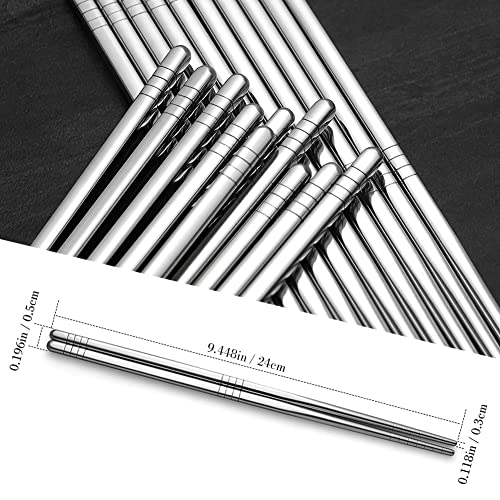 Stainless Steel Korean Spoon and Stainless Steel Chopsticks