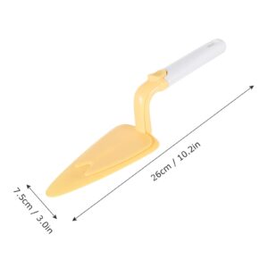 Hemoton Cheese Spatula Pizza Cutter Plastic Pie Server Pizza Cake Holder Cake Cutter Tart Dessert Slicer Pie Spatula Shovel for Serving Cake Pizza Pies Dessert Pie Spatula Cheese Cutter