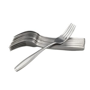 Pekky Stainless Steel Salad Forks, 7 Inch, Set of 12