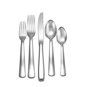 Modern America 20 Piece Set service for 4 stainless steel flatware 18/10 silverware Made in USA