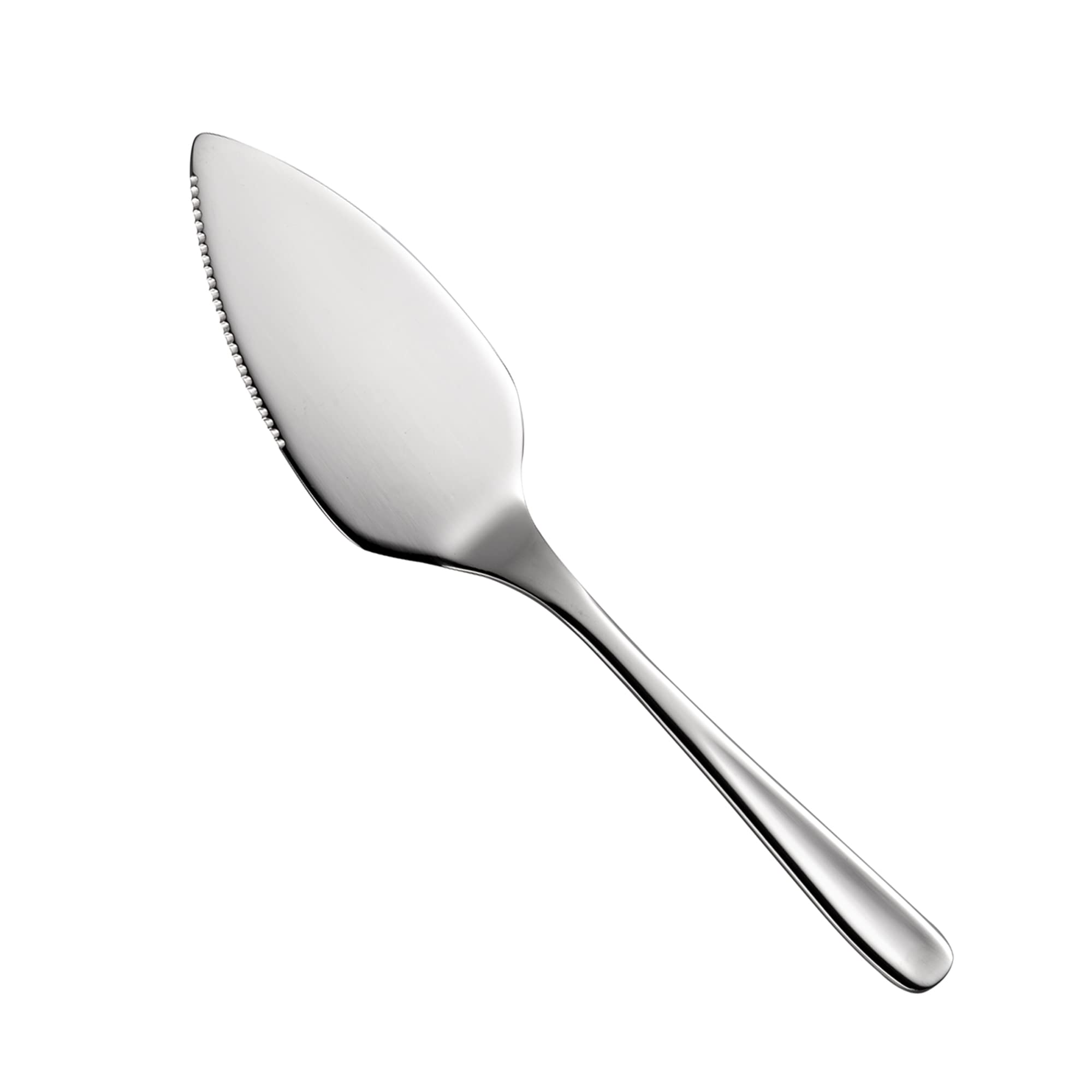 IMEEA Large Pie Server Cake Server Spatula 18/10 Stainless Steel Serrated Pie Server, 11.7-Inch