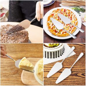 YTYKINOY Pack of 5 Stainless Steel Pie Pizza Cake Pastry Server 8.9inch Pie Pizza Cake Dessert Shovel Cutter