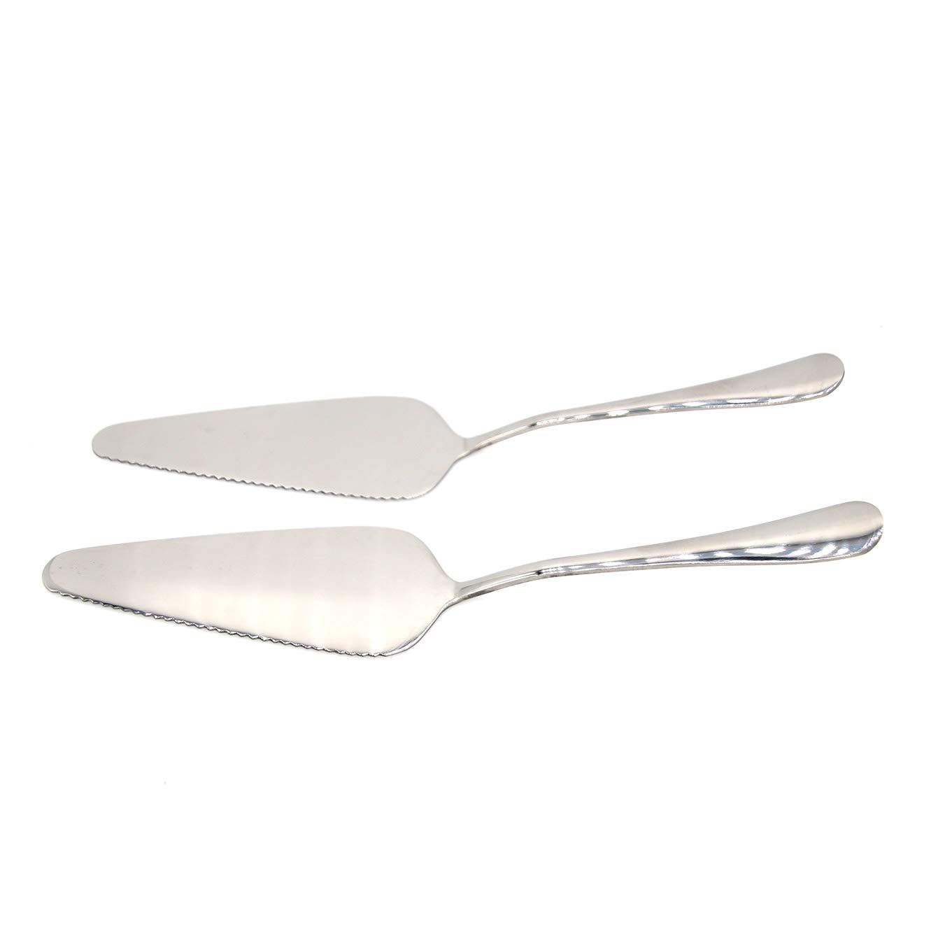 2 PCs Stainless Steel Flatware Pie Cake Dessert Serving Spatula Cutter 9-Inch Length