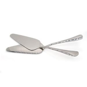 2 PCs Stainless Steel Flatware Pie Cake Dessert Serving Spatula Cutter 9-Inch Length