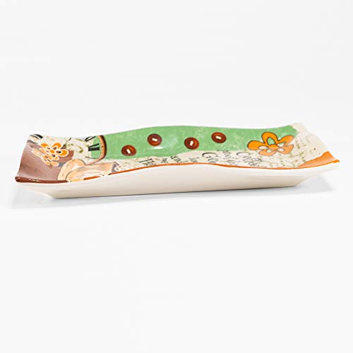 Divinity Boutique Coffee Ceramic Spoon Rest, Multicolor