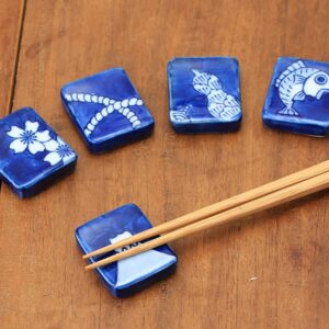 Hamamotou, 29-31 Tomishi Chopsticks Holder, Set of 2, Approx. 1.3 x 1.2 x 0.4 inches (3.2 x 3 x 1 cm)