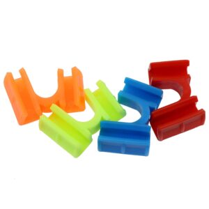 Haidong Chopstick assistant Plastic chopstick holder Recyclable Chopstick hinge connector Four colors Suitable for children adult beginners or instructors(Red, yellow,orange , Green *2)-8PCS