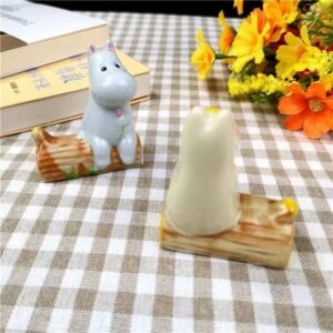 ABOING Japanese-style grocery 4 cartoon animal series Hippopotamus chopsticks stand Household trinkets The hippo