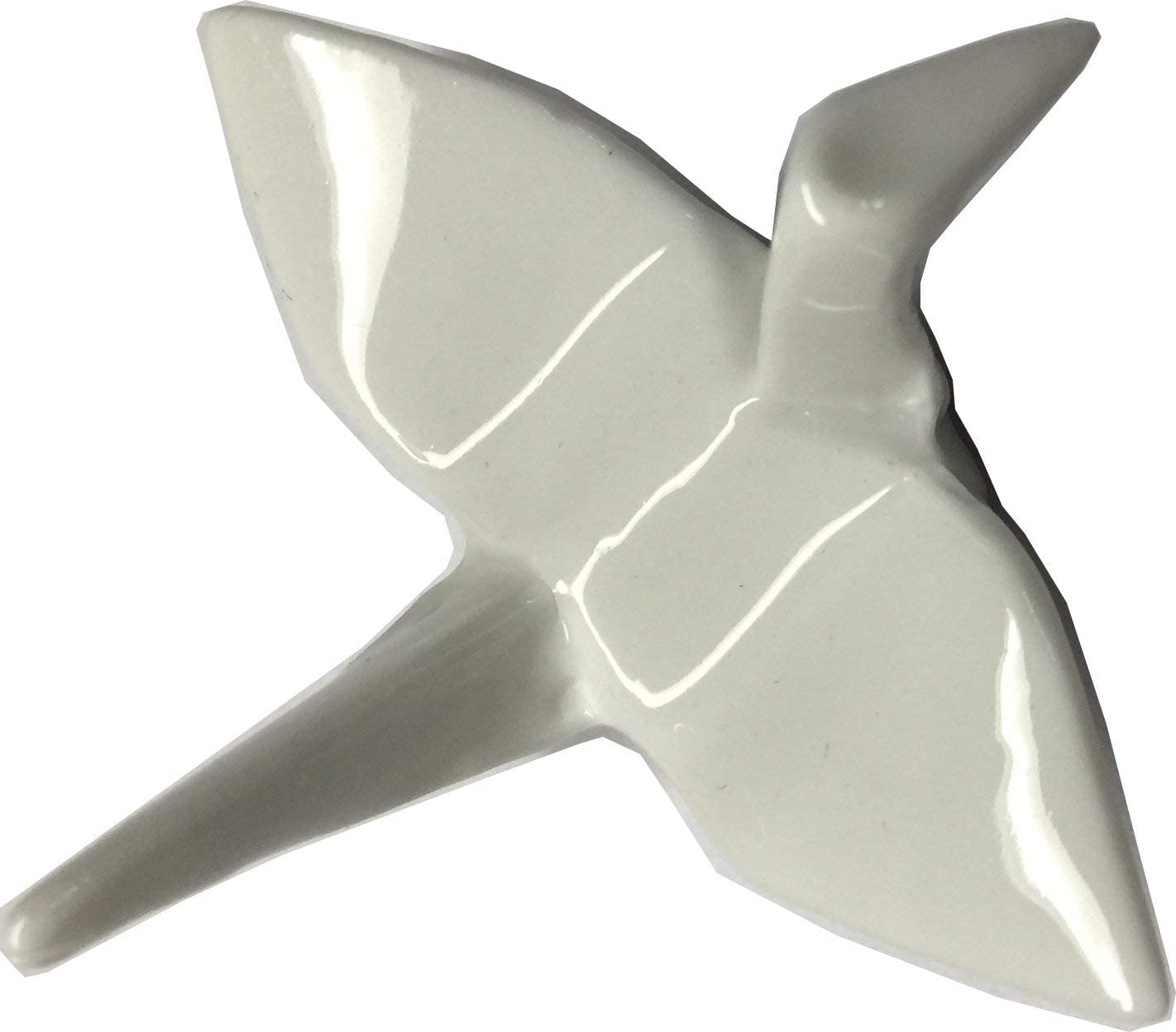 JapanBargain, Porcelain Chopstick Rest, Origami Crane Shape, Set of 4 (White)